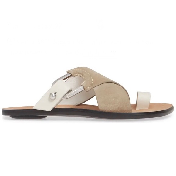rag & bone August Croc Embossed Sandal, 37.5 - Picture 2 of 6